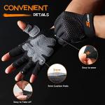 SueStar Workout Gloves 2022 - Weight Lifting Gloves with Full Palm Protection, Excellent Grip for Weightlifting, Fitness, Training