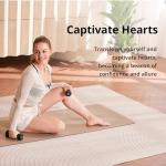 Portzon Weights Orange Dumbbells with Set of 2 Neoprene Dumbbells Set, 3 LB, Anti-Slip, Anti-roll, Hex Shape