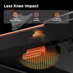 YUEJIQI Treadmills for Home, 3.0HP Quiet Brushless Foldable Treadmill with Incline, Small Space Portable Running Walking Machine, 300 Lbs Capacity with Bluetooth APP & Pulse Monitor