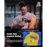 BOB AND BRAD A2 Pro Massage Gun with Heat and Cold Therapy, Professional Percussion Massage Gun Deep Tissue for Athletes Home Gym, Portable Muscle Massager, FSA and HSA Eligible