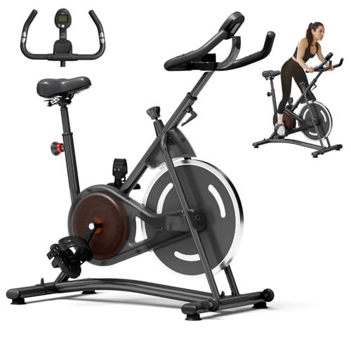 Stationary Bikes,Exercise Bikes,Adjustable Professional Exercise Bikes for Home, Efficient Workout Bike with Smartphone Mount & Digital Pulse Display