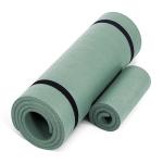 CAP Barbell High Density Exercise Yoga Mat with strap and Knee Pad 71"x24"x1/2" Sage Green