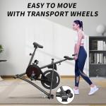 Stationary Bikes,Exercise Bikes,Adjustable Professional Exercise Bikes for Home, Efficient Workout Bike with Smartphone Mount & Digital Pulse Display