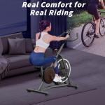 Stationary Bikes,Exercise Bikes,Adjustable Professional Exercise Bikes for Home, Efficient Workout Bike with Smartphone Mount & Digital Pulse Display