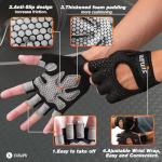 SIMARI Workout Gloves for Men and Women, Gym Cycling Weight Lifting Gloves with Grip Full Palm Protection Breathable for Weightlifting, Exercise, Climbing, Rowing, Crossfit Training