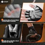 SIMARI Workout Gloves for Men and Women, Gym Cycling Weight Lifting Gloves with Grip Full Palm Protection Breathable for Weightlifting, Exercise, Climbing, Rowing, Crossfit Training