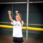 Arm Pro Bands Baseball Softball Resistance Training Bands for Arm Strength, Pitching and Conditioning Equipment, Anchor Strap, Door Mount (Green - Youth Athletes, Ages 12 & Under)