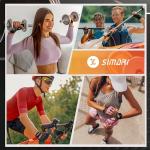 SIMARI Workout Gloves for Men and Women, Gym Cycling Weight Lifting Gloves with Grip Full Palm Protection Breathable for Weightlifting, Exercise, Climbing, Rowing, Crossfit Training