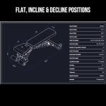 REP Foldable Incline Decline Bench | FID Platform for Home Gym | Compact Portable Fitness Stationary Equipment | Heavy Duty Strength Training Chair | Adjustable Sit-up Dumbbell Workout Support, Matte Black