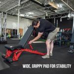 REP Foldable Incline Decline Bench | FID Platform for Home Gym | Compact Portable Fitness Stationary Equipment | Heavy Duty Strength Training Chair | Adjustable Sit-up Dumbbell Workout Support, Matte Black