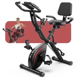 Pleny 5-in-1 Folding Exercise Bike for Home Gym