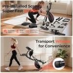 Pleny 5-in-1 Folding Exercise Bike for Home Gym