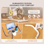 Exercise Bikes for Home,Indoor Cycling Bike with Adjustable Friction,Brake Pad Resistance Silent Belt Drive,330lbs Weight Capacity &Upgraded Version Seat for Home Cardio&Weight Loss(Classical Exercise Bikes Plus)