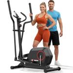 Elliptical Machine, Elliptical Exercise Machine for Home with Hyper-Quiet Magnetic Driving System, Elliptical Trainer with 15.5IN Stride, 14 Resistance Levels, 300LBS Loading Capacity