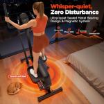 Elliptical Machine, Elliptical Exercise Machine for Home with Hyper-Quiet Magnetic Driving System, Elliptical Trainer with 15.5IN Stride, 14 Resistance Levels, 300LBS Loading Capacity