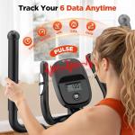 Elliptical Machine, Elliptical Exercise Machine for Home with Hyper-Quiet Magnetic Driving System, Elliptical Trainer with 15.5IN Stride, 14 Resistance Levels, 300LBS Loading Capacity