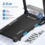 MERACH Treadmills for Home with Incline 0%-15%, 300 LBS Capacity Double Deck Foldable Treadmill with Incline, 0.5-7.5MPH Quiet 2.5HP Brushless Incline Treadmill LED Display with Smart APP