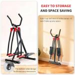 HOWHAI Air Walker Exercise Machine, 30" inch Stride Space Walker Elliptical Trainer for Home Use, Low-Impact Elliptical Cross Trainers Compact Steppers for Men and Women Full-Body Cardio & Leg Toning