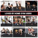 GymCope Large Exercise Mat for Home Workout,12‘x6’/10'x6'/9'x6'/8'x6'/7'x5'/6'x4' (7mm) Extra Thick Workout Mat, High-Density Gym Mat for Cardio, Jump Rope, MMA, Weights (Shoe-Friendly)