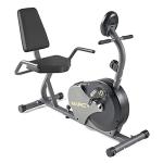 Marcy Magnetic Recumbent Bike with Adjustable Resistance and Transport Wheels NS-716R, 11.00 x 22.00 x 31.00"
