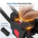 MERACH Ab Machine, Adjustable Ab Trainer Machine, AB Workout Equipment for Home Gym, Independent Dual Tracks for Mountain Climber, Foldable for Home Exercise, Load Capacity 440 LBS (Black)