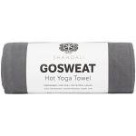 Shandali Hot Yoga Towel - Suede - 100% Microfiber, Super Absorbent, Bikram Yoga Mat Towel - Exercise, Fitness, Pilates, and Yoga Gear - Gray 26.5" x 72"