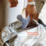 Sharper Image Powerboost Move Aero 3.0 – Mini Percussion Massage Gun| Updated Soft-Touch Design, Carrying Bag, 4 Nodes| Portable Full Body Back & Shoulder Massager| Deep Tissue Massage Tool Gift