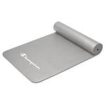 Champion 10mm Exercise Mat, Grey, Cushioned Non-Slip Workout Mat with Textured Base for Yoga, Pilates, Stretching & Floor-Based Training, Lightweight NBR Material, Includes Carry-On Strap