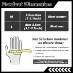 DOPENSPI Fingerless Workout Gloves, Anti-Slip Half-Finger Work Glove Lightweight Breathable Gym Gloves FingerlessGloves for Driving Sports Cycling Working Training Motorcycle Fishing(Medium)