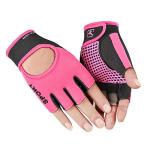 HinyBoeh Workout-Gloves for Men & Women - Fingerless Gym Gloves with Non-Slip Palm Breathable Lightweight for Weightlifting Cycling Sport