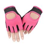 HinyBoeh Workout-Gloves for Men & Women - Fingerless Gym Gloves with Non-Slip Palm Breathable Lightweight for Weightlifting Cycling Sport