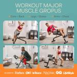 Lifepro SculptTrainer Roman Chair – Hyperextension Bench for Strength Training – Adjustable Back Extension Machine, Ab Bench & Foldable Sit-Up Bench for Athletes, Core Work & Home Gym Workouts