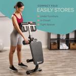 Lifepro SculptTrainer Roman Chair – Hyperextension Bench for Strength Training – Adjustable Back Extension Machine, Ab Bench & Foldable Sit-Up Bench for Athletes, Core Work & Home Gym Workouts