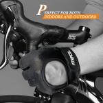 ATERCEL Weight Lifting Gloves Full Palm Protection, Workout Gloves for Gym, Cycling, Exercise, Breathable, Super Lightweight for Men and Women(Black, M)