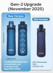 Opard 600ml BPA-Free Tritan Sport Water Bottle