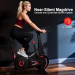 YESOUL Exercise Bike for Home – Stationary Bike with Stable Triangle Frame, Silent Magnetic Resistance, 300 lbs Capacity, Dual-Stage Drive & Alloy Flywheel, Smart APP with Scenic & Live Classes