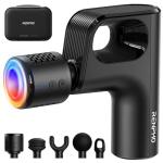RENPHO Active Mini Thermacool Massage Gun with Heat and Cold, Percussion Deep Tissue Back Massager Ergonomic Design with 5 Speeds for Muscle Therapy, FSA Eligible, Travel Massage Gun with Case HSA