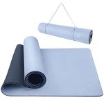 IUGA Yoga Mat Thick Non Slip Anti-tear Pilates Mat Eco Friendly Hot Yoga Mats for Workout & Exercise(72"x 24"x 6mm)