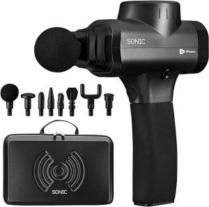 LifePro Deep Tissue Massage Gun with 8 Heads