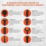 LifePro Deep Tissue Massage Gun with 8 Heads