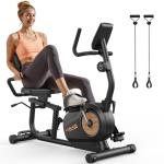 YOSUDA PRO Recumbent Exercise Bike with Resistance Bands