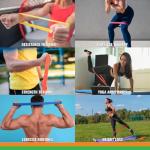 SmarterLife Resistance Bands for Working Out, Latex-Free Exercise Bands for Women, Men, 5 Extra Wide Workout Bands for Weight Loss, Home Gym, Booty Bands, Physical Therapy Bands, Workout Guide