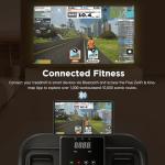 YUEJIQI Treadmill with 0-15% Auto Incline, 3.5HP Quiet Brushless Foldable Treadmills for Home, Small Space Portable Running Walking Machine, 300 Lbs Capacity with Bluetooth APP & Pulse Monitor