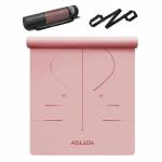 YOTTOY Yoga Mat, 72"x 32"x1/3" Extra Wide Non-Slip Exercise Fitness Yoga Mats,Eco-Friendly TPE Exercise Mats for Women Men Home Workout with Strap Bag (Coral, 72x32x1/3)