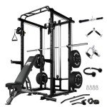 RitFit Complete Home Gym Package with Power Cage