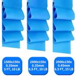 Rhinenet 3 PCS 10LB/15LB Resistance Bands Long Non-Latex Elastic Stretch Bands Work Out Band for Working Out Women or Men, Exercise Bands Set Yoga, Pilates, Gym, 5FT/6.5FT Blue