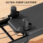 AzureHaven Pilates Reformer Machine for Home, 78" Foldable Reformer with Adjustable Resistance, 5 Elastic Cords, Professional Home Gym Equipment