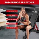 Weight Benches for Home Gym - Adjustable Workout Bench Press 1300lb Capacity Heavy Duty for Exercises Incline Flat Decline Sit-Ups