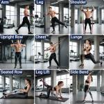 Readaeer Resistance Bands, Exercise Bands for Working Out, Work Out Bands with Handles for Men and Women for Indoor and Outdoor Sports, Fitness, Suspension, Speed Strength, Training, Home Gym,Yoga