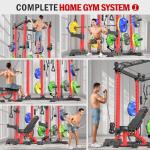Multi-Function Power Rack with Cable Crossover